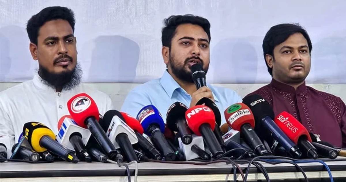 দেশের ইতিহাসে সংকটের সময়ে বারবার ছাত্ররাই রাষ্ট্র ও জনগণের পাশে দাঁড়িয়েছে : নাহিদ ইসলাম