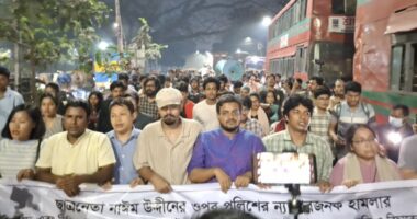 ছাত্রনেতার ওপর হামলার প্রতিবাদে বিক্ষোভ, ডিসি মাসুদের অপসারণ দাবি