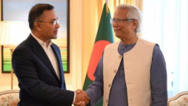 নির্বাচনে নিরঙ্কুশ জয়: তারেক রহমানকে প্রধান উপদেষ্টার অভিনন্দন বার্তা