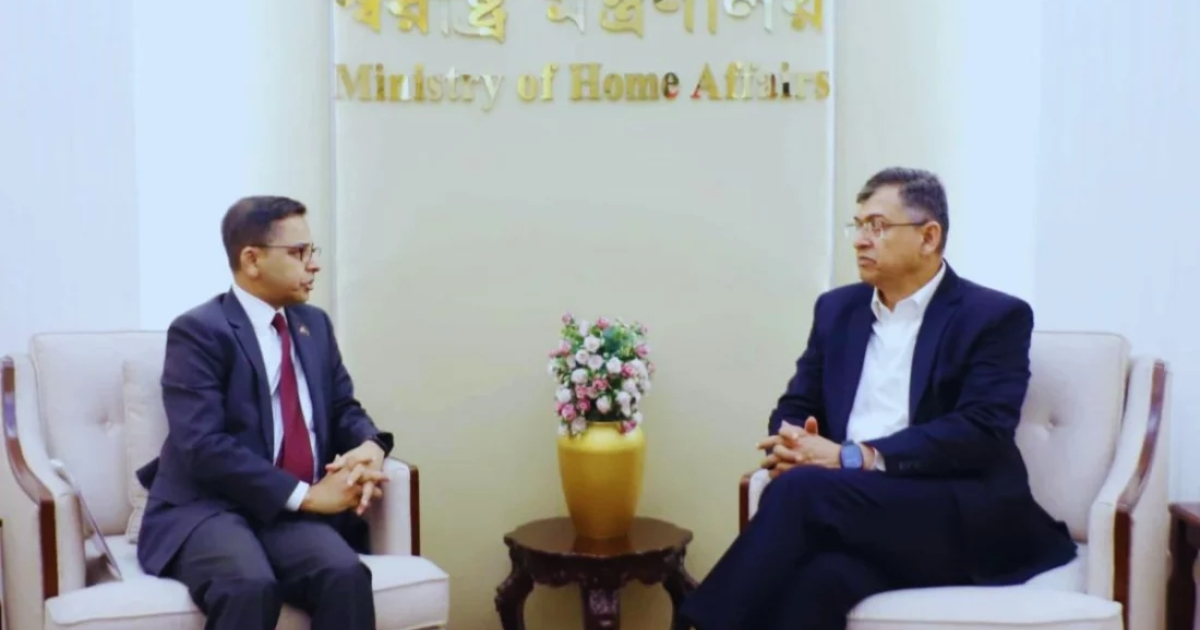 স্বরাষ্ট্রমন্ত্রীর সঙ্গে ভারতীয় হাইকমিশনারের বৈঠক