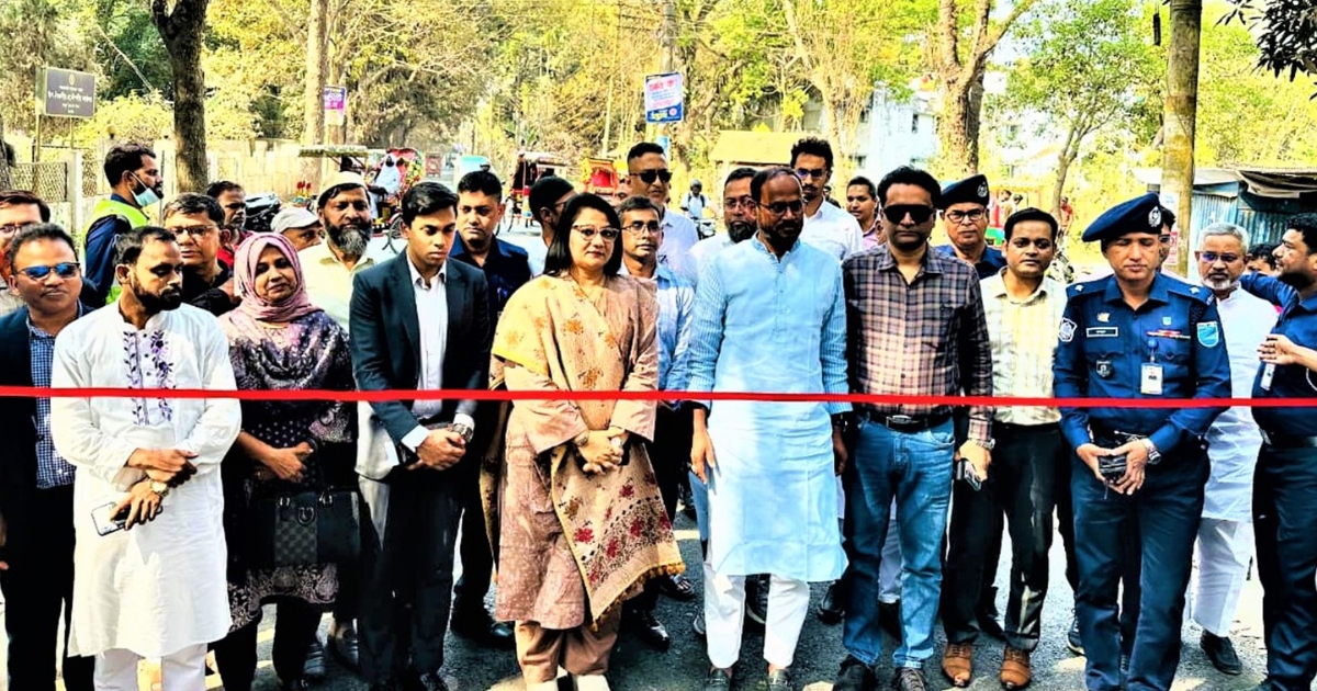 টাঙ্গাইলের দীর্ঘ প্রতীক্ষিত আমতলা-বৈল্যা সড়কের উদ্বোধন