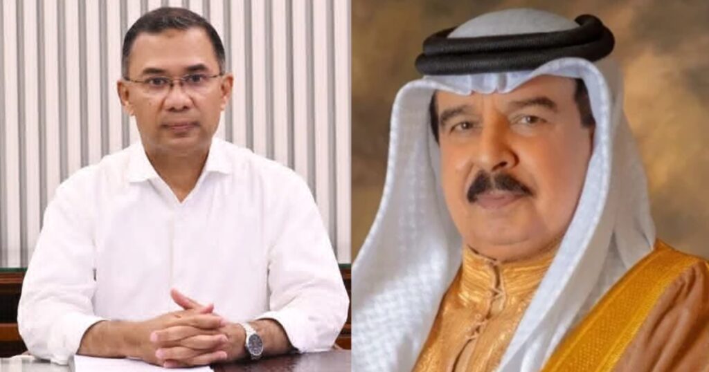 প্রধানমন্ত্রী তারেক রহমানের কাছে বাহরাইনের রাজার শোক প্রকাশ