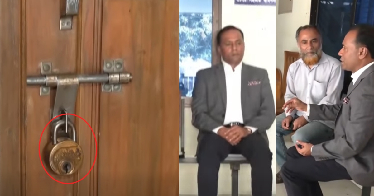 নির্ধারিত সময়ে অফিসে আসেননি কর্মকর্তা-কর্মচারীরা, বারান্দায় বসে থাকলেন ভূমি প্রতিমন্ত্রী