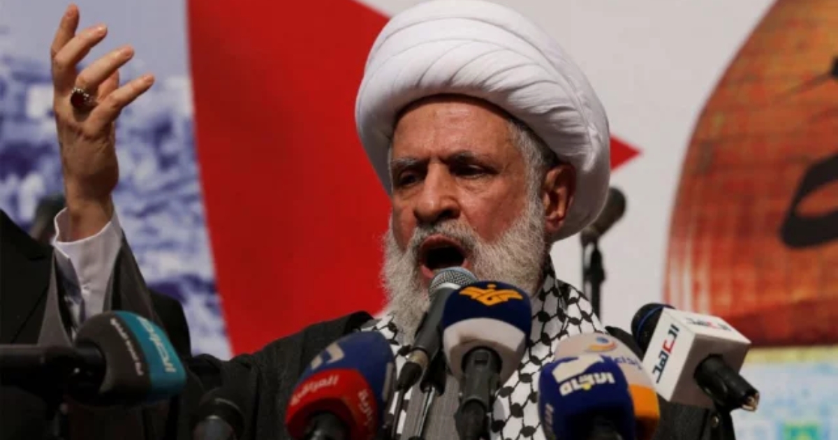 বারবার বলেছি, ধৈর্যেরও সীমা আছে, হিজবুল্লাহ কখনো আত্মসমর্পণ করবে না : নাঈম কাসেম