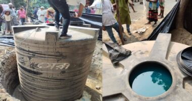 নাটোরে মাটির নিচ থেকে ১০ হাজার লিটার ডিজেল উদ্ধার