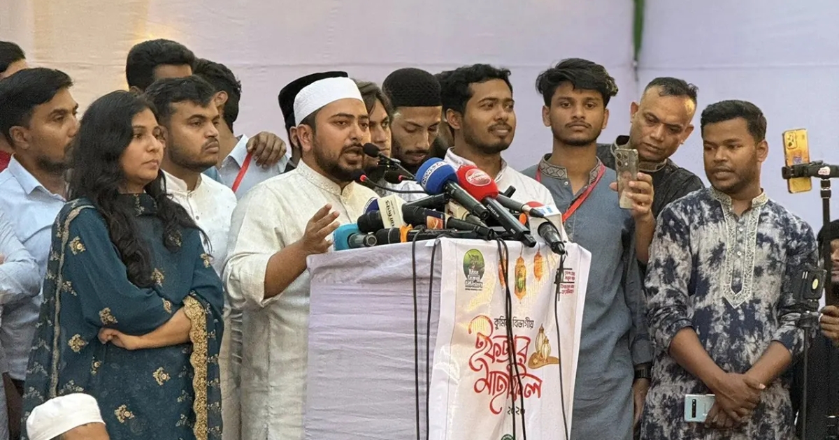 জুলাই আকাঙ্ক্ষার সঙ্গে বেঈমানি করলে বিকল্প ভাববে ১১ দল : নাহিদ ইসলাম