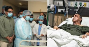 এভারকেয়ারে মির্জা আব্বাসের শয্যাপাশে প্রধানমন্ত্রী তারেক রহমান