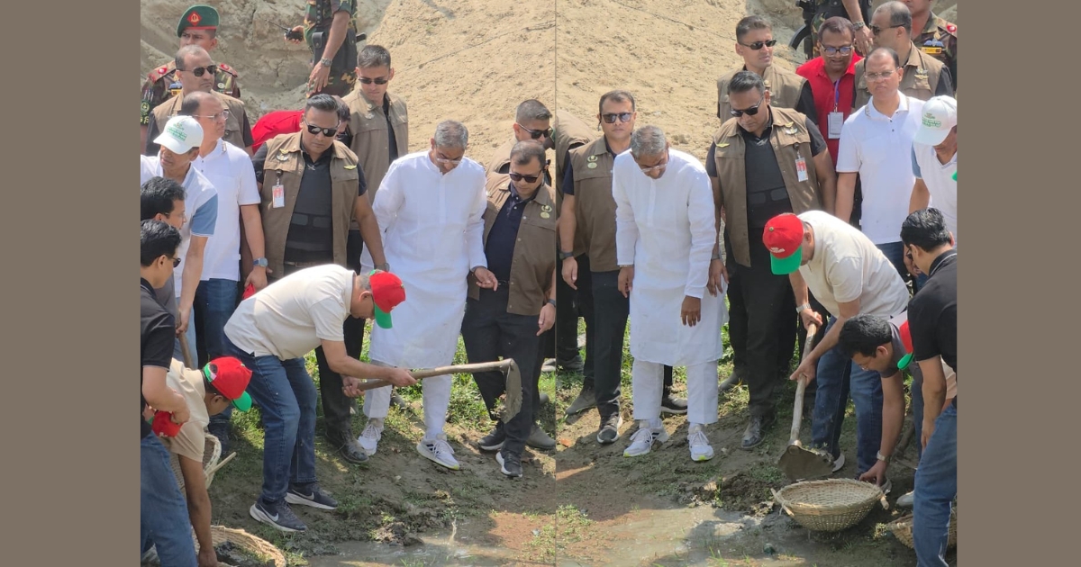 দিনাজপুরের কাহারোলে খাল খনন কর্মসূচির উদ্বোধন করলেন প্রধানমন্ত্রী