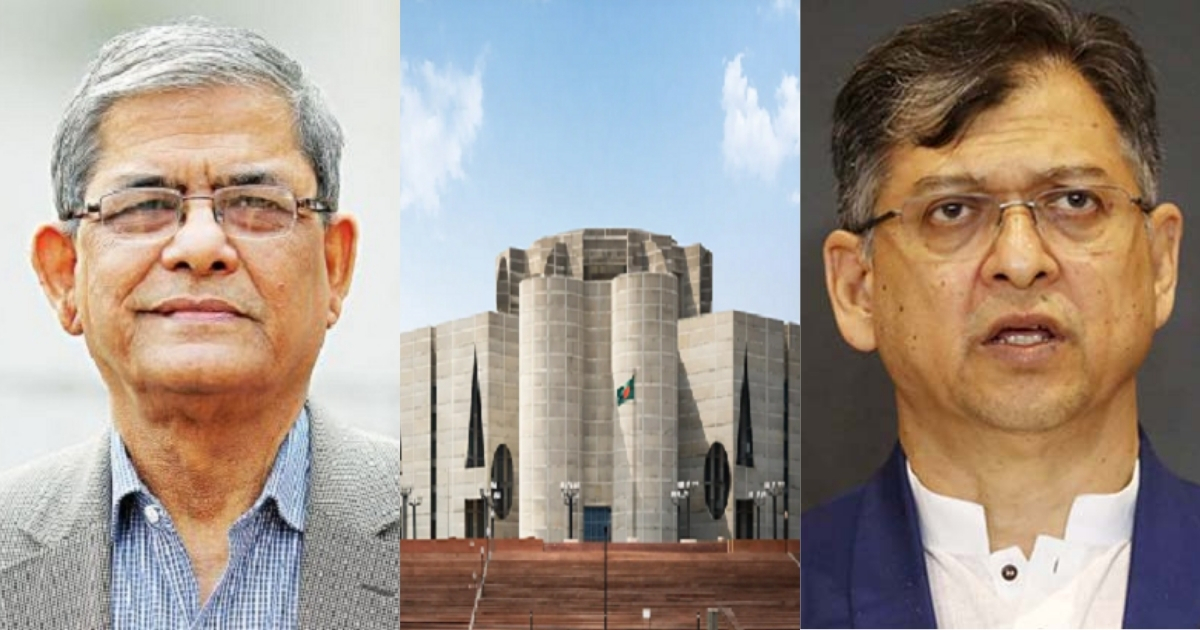 প্রধানমন্ত্রীর অনুপস্থিতিতে সংসদে দায়িত্বে থাকবেন মির্জা ফখরুল ও সালাহউদ্দিন আহমদ