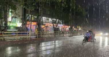 রাজধানীতে কালবৈশাখী ঝড়, মুষলধারে বৃষ্টি