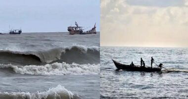 সাগরে ঝড়ের কবলে বাবার মৃত্যু, দুই ঘণ্টা সাঁতরে মরদেহ নিয়ে বাড়ি ফিরলেন দুই ছেলে