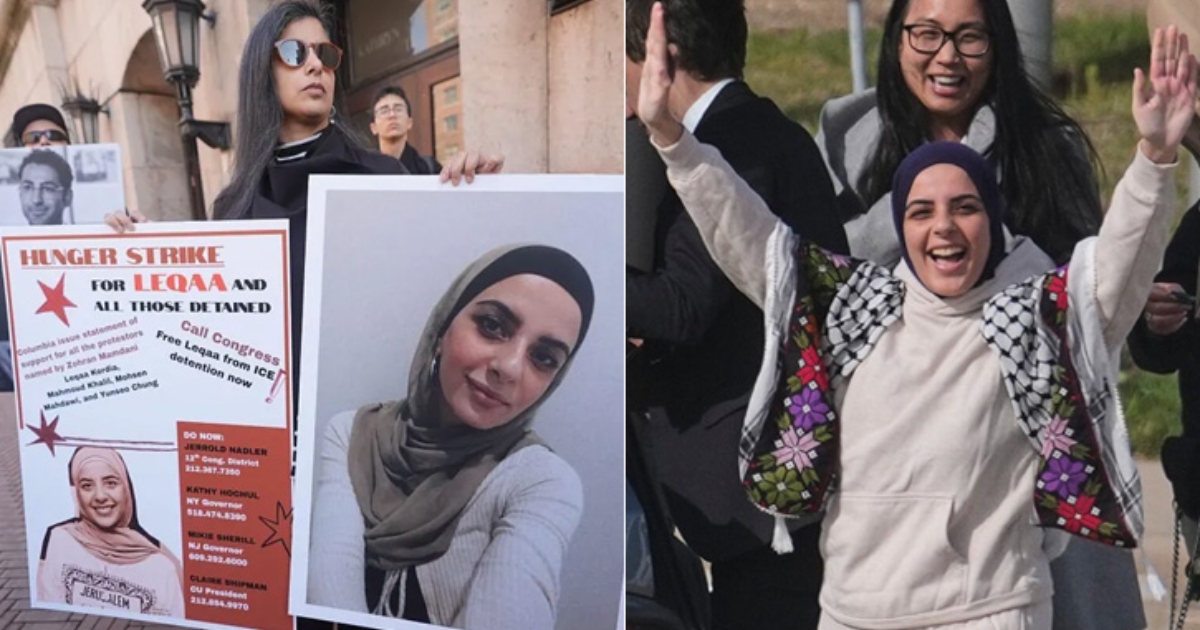 অবশেষে বন্দী ফিলিস্তিনি নারীকে মুক্তি দিতে বাধ্য হলো যুক্তরাষ্ট্র