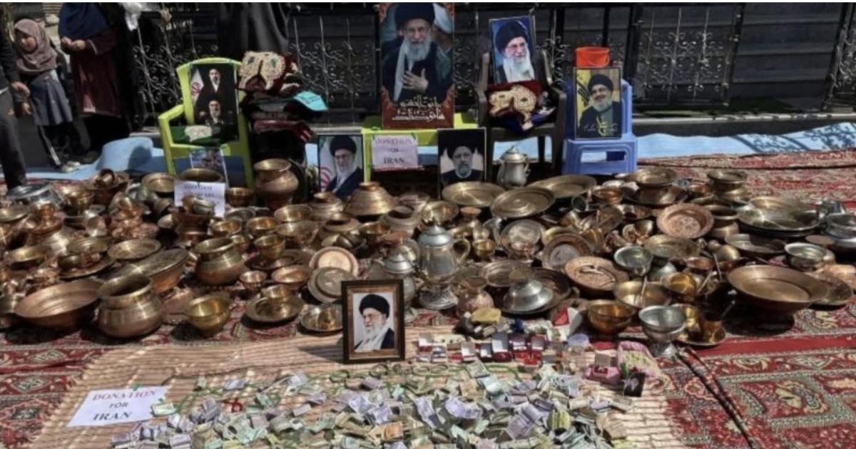 যুদ্ধবিধ্বস্ত ইরানিদের সাহায্য করতে স্বর্ণ-রূপা ও নগদ অর্থ দিচ্ছে কাশ্মীরিরা