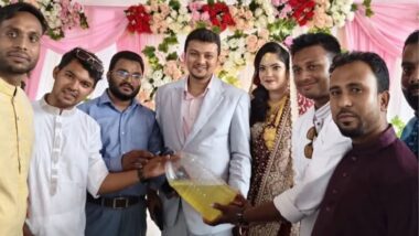 বিয়েতে ডিজেল উপহার পেলেন গণঅধিকার নেতা