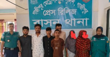 বাসন থানায় বিশেষ অভিযানে ৭ জন গ্রেফতার, আদালতে প্রেরণ