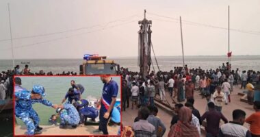 দৌলতদিয়া ঘাটে বাসডুবির ঘটনায় প্রাণহানি বেড়ে ২৬