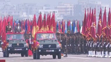 ১৮ বছর পর কুচকাওয়াজের মধ্য দিয়ে স্বাধীনতা দিবস উদযাপন