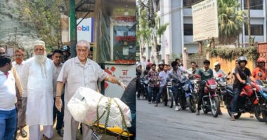 জ্বালানি সংকটে বিপাকে পর্যটক বাইকাররা,  পরিস্থিতি সামাল দিতে সরাসরি মাঠে এমপি সাচিং প্রু জেরী