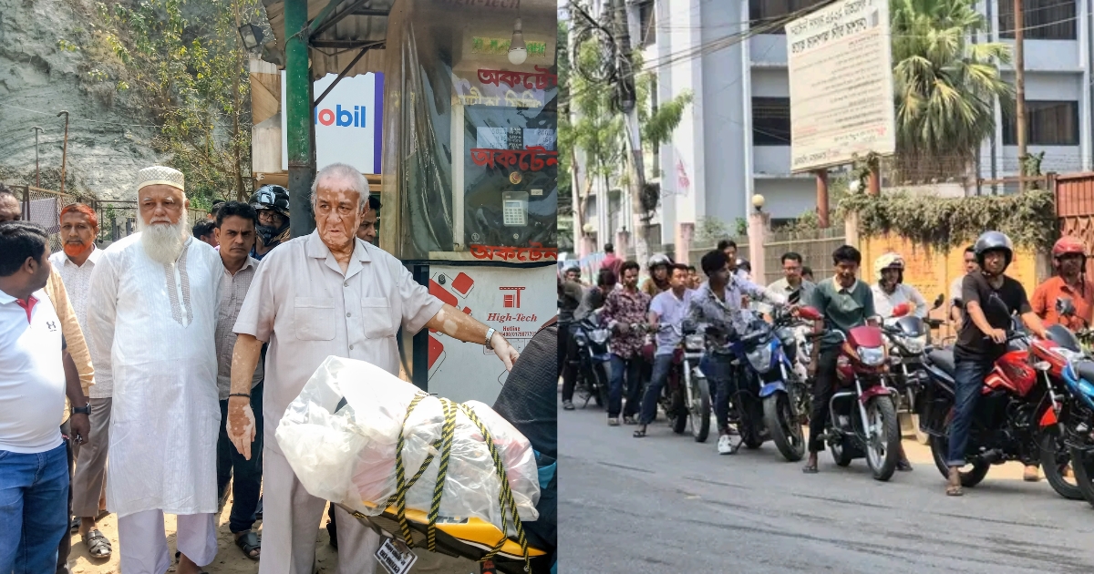 জ্বালানি সংকটে বিপাকে পর্যটক বাইকাররা,  পরিস্থিতি সামাল দিতে সরাসরি মাঠে এমপি সাচিং প্রু জেরী