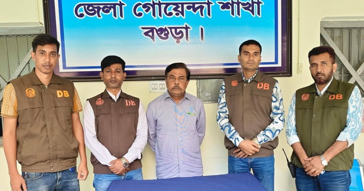 বগুড়ার সাবেক এমপি শরিফুল ইসলাম জিন্নাহ গ্রেফতার