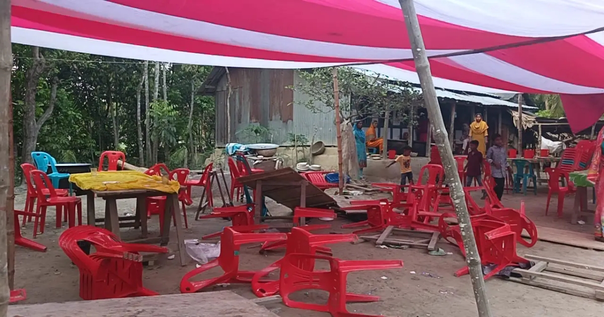 গেটের টাকার জেরে বিয়েবাড়িতে সংঘর্ষ, আহত ৪