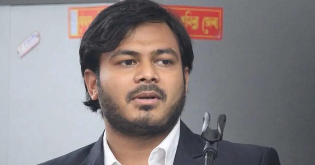 ঢাকা উত্তর সিটি করপোরেশনে মেয়র পদে লড়বেন এনসিপির আরিফুল ইসলাম আদীব