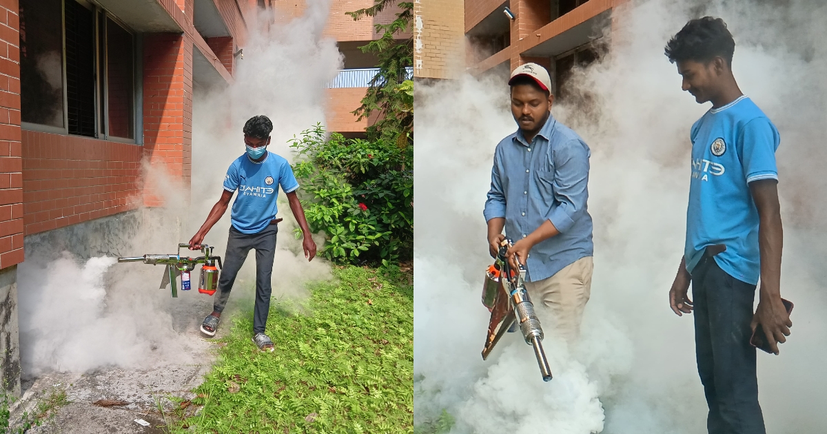 গবিতে মশাবাহিত রোগ নিয়ন্ত্রণে গকসুর দিনব্যাপী মশক নিধন কর্মসূচি