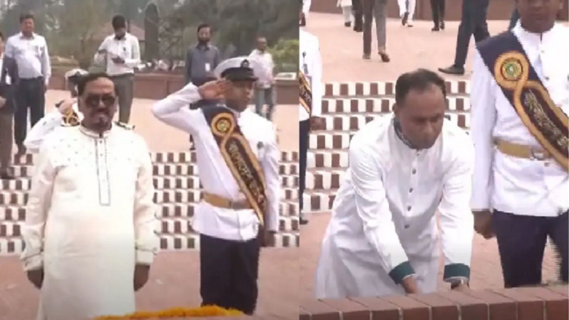 জাতীয় স্মৃতিসৌধে স্পিকার ও ডেপুটি স্পিকারের শ্রদ্ধা