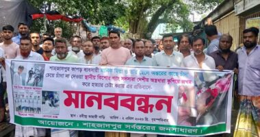 শাহজাদপুরে ব্যবসায়ীর কাছে চাঁদার দাবিতে বাবা-ছেলেকে কুপিয়ে জখম, আটক ২