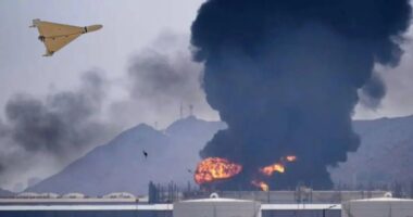 কুয়েতের তেল শোধনাগারে আঘাত হানল ইরানি ড্রোন, ভয়াবহ আগুন