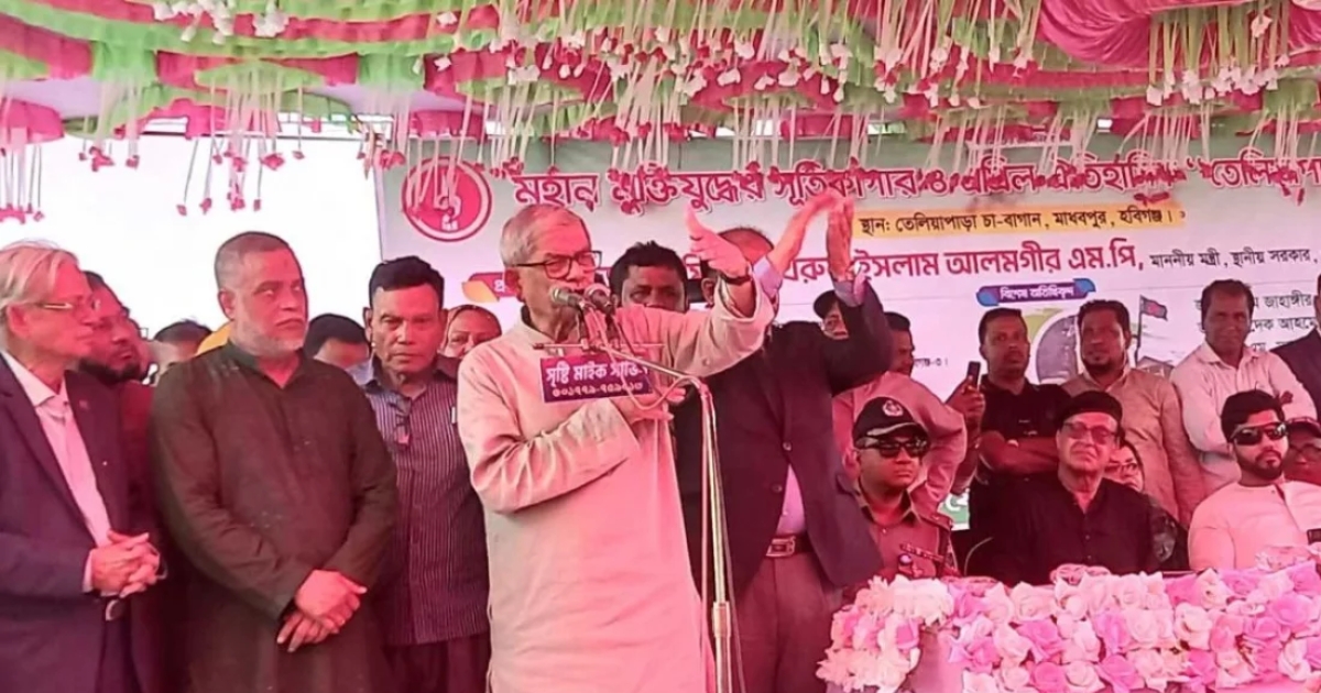 ‘একমাত্র শেখ মুজিবুরের নেতৃত্বেই এদেশে মুক্তিযুদ্ধ হয়নি’ : মির্জা ফখরুল