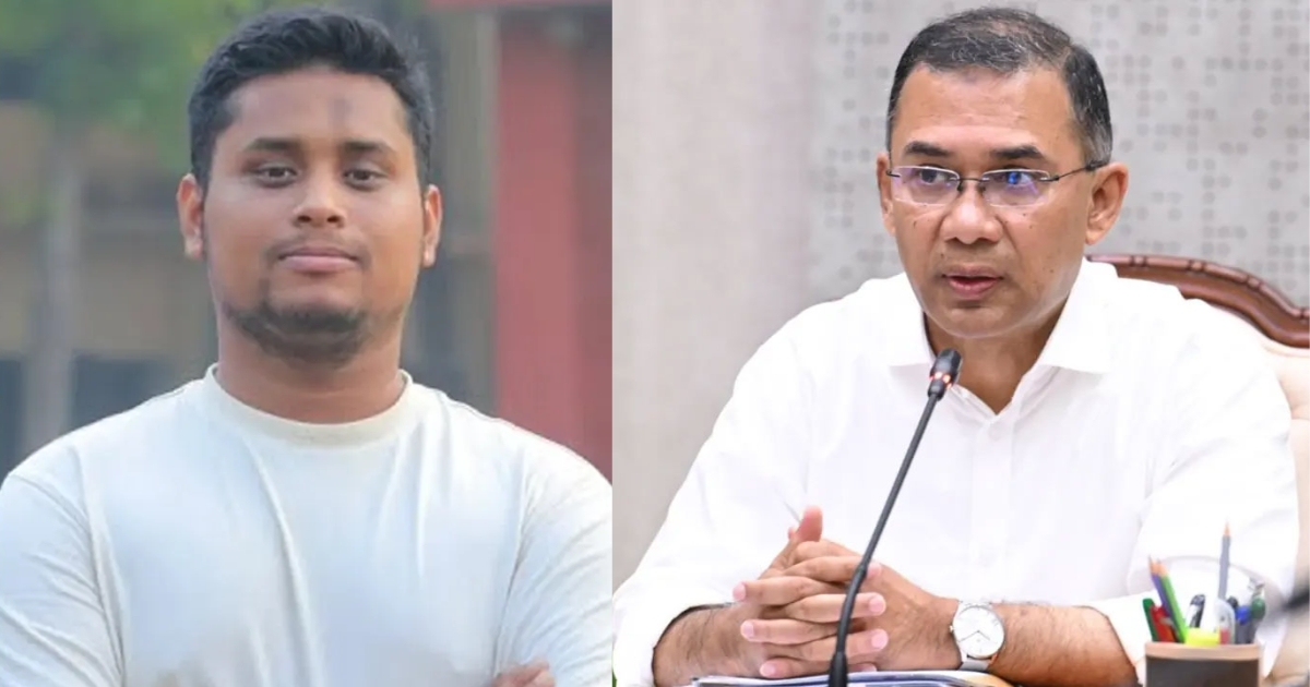 জনাব তারেক রহমান কি নিজের সিদ্ধান্তে দেশ পরিচালনা করতে পারছেন, নাকি নেপথ্যে অন্য কেউ : হাসনাত