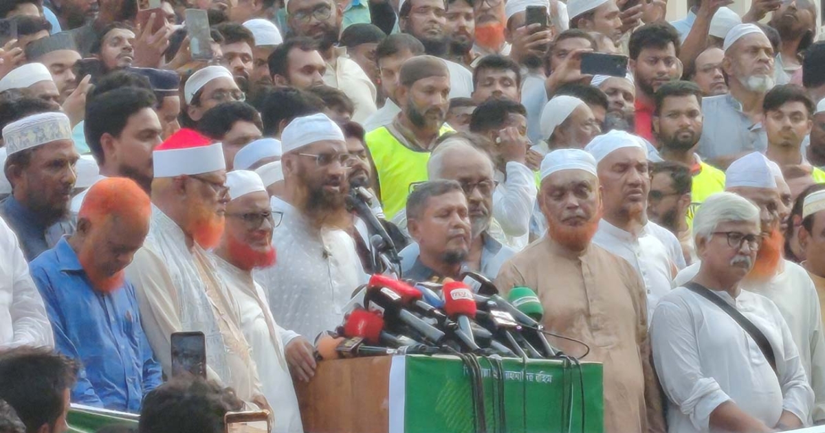 বিএনপির রাজনীতি ‘সুবিধাবাদ ও মুনাফেকির’ : মামুনুল হক