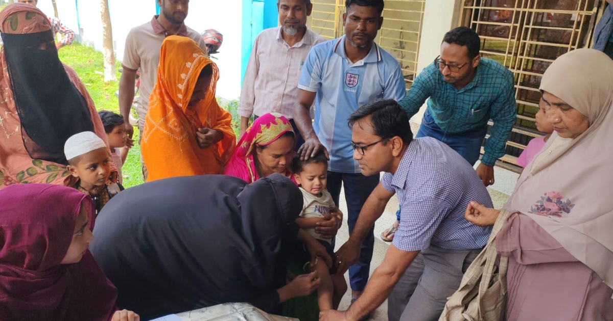 নেত্রকোনায় হামের বিশেষ টিকাদান কর্মসূচি শুরু