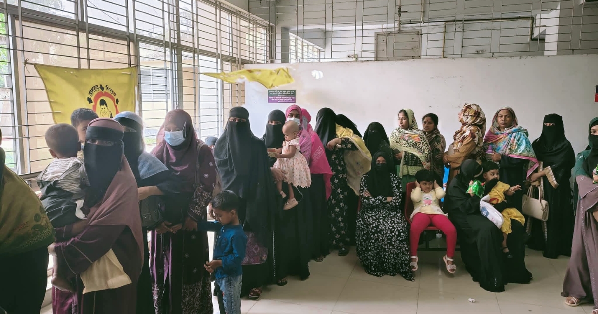 শিশু সুরক্ষায় মুন্সিগঞ্জে শুরু হলো হামের টিকা কার্যক্রম