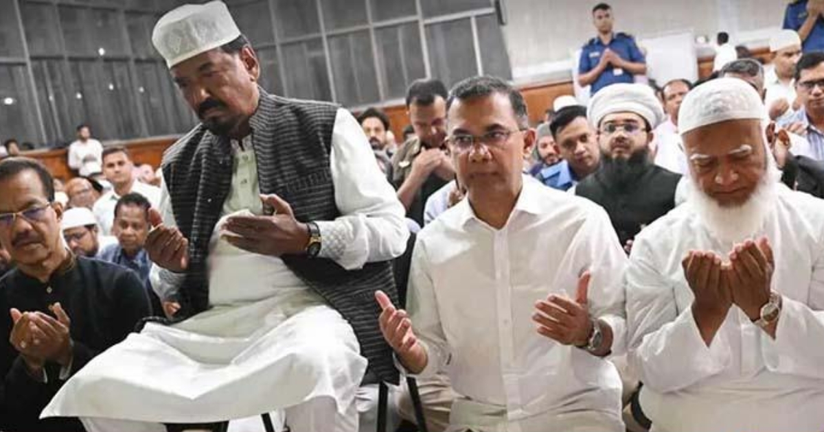 স্পিকারের সহধর্মিণীর রুহের মাগফিরাত কামনায় দোয়া মাহফিলে প্রধানমন্ত্রী ও বিরোধীদলীয় নেতার  অংশগ্রহণ