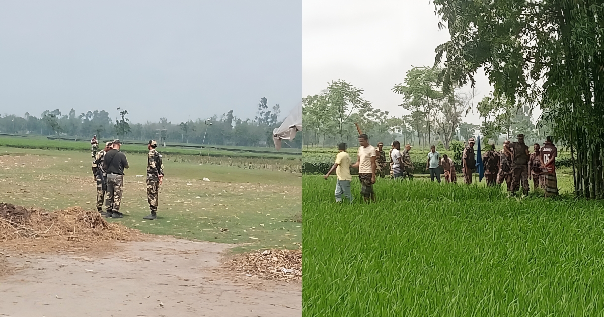 পাটগ্রাম সীমান্তে বিএসএফের গুলিতে যুবক আহত, ক্ষুব্ধ জনতার হাতে ভারতীয় আটক