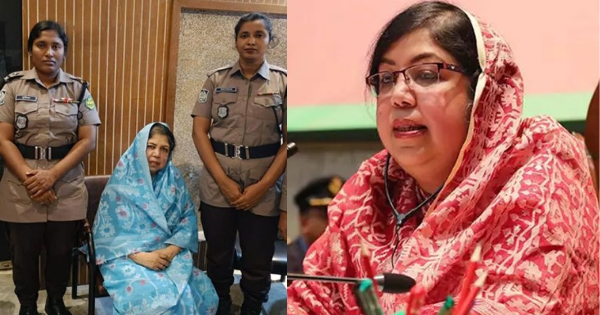 ডিবি কার্যালয়ে শিরীন শারমিন, দুপুরে তোলা হবে আদালতে