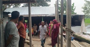 শাহজাদপুরে বাড়ি থেকে উচ্ছেদে ব্যার্থ হয়ে দরিদ্র পরিবারের উপরে হামালার অভিযোগ, আহত ৮