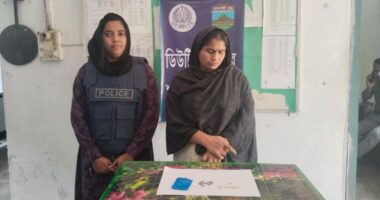 শাহজাদপুরে ২০ পিচ ইয়াবা সহ নারী মাদক ব্যবসায়ী গ্রেফতার