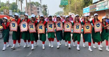 বর্ণিল আয়োজনে মেহেরপুরে বাংলা বর্ষবরণ