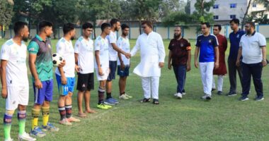 নববর্ষে নরসিংদীতে জেলা পুলিশের বর্ণাঢ্য প্রীতি ফুটবল টুর্নামেন্ট অনুষ্ঠিত