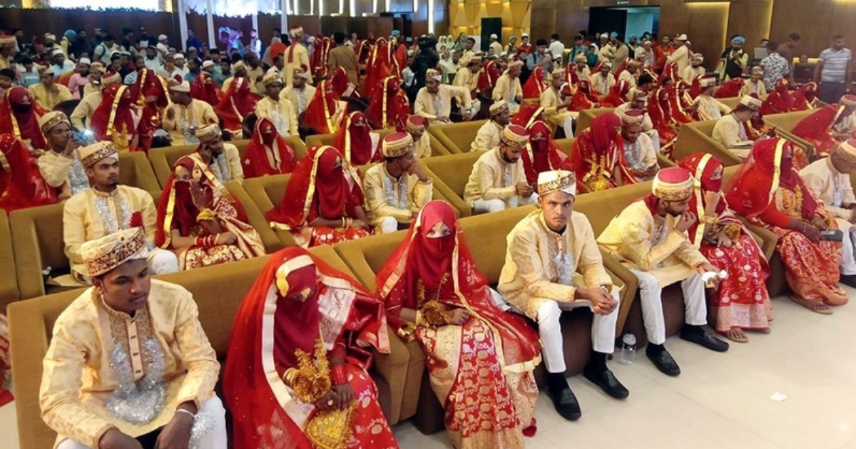 সিলেটে একসঙ্গে বিয়ের পিঁড়িতে ১২৬ তরুণ-তরুণী