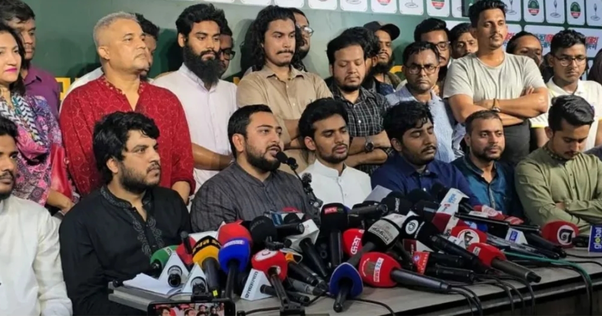 দেশে দুর্নীতি ও চাঁদাবাজির দাপট, বিকল্প শক্তি গঠনের ডাক নাহিদ ইসলামের