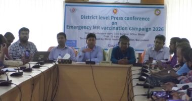 ভোলায় ২ লক্ষ ৮৮ হাজার ৯২২ জন শিশু পাবে হাম-রুবেলার টিকা