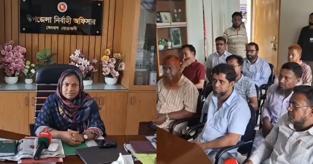 সেনবাগে সাংবাদিকদের সঙ্গে ইউএনও’র বৈঠক, একক প্রেসক্লাবের প্রস্তাব