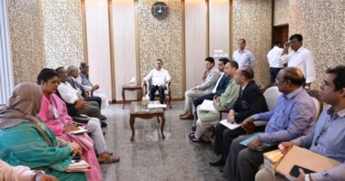 প্রধানমন্ত্রীর সঙ্গে অধ্যাপক আবদুল্লাহ আবু সায়ীদের বৈঠক