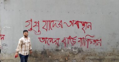 গলাচিপা ও দশমিনায় দেয়াল লিখন ঘিরে উত্তেজনা, ‘গুপ্ত রাজনীতি’ ইস্যুতে মুখোমুখি ছাত্রসংগঠন
