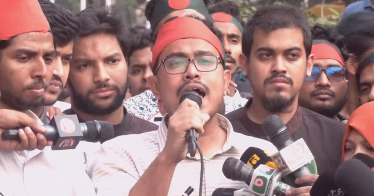 ব্যর্থতা আড়াল করতেই সরকার ছাত্রদলের লাঠিয়াল বাহিনীর হাতে অস্ত্র তুলে দিয়েছে : সাদিক কায়েম