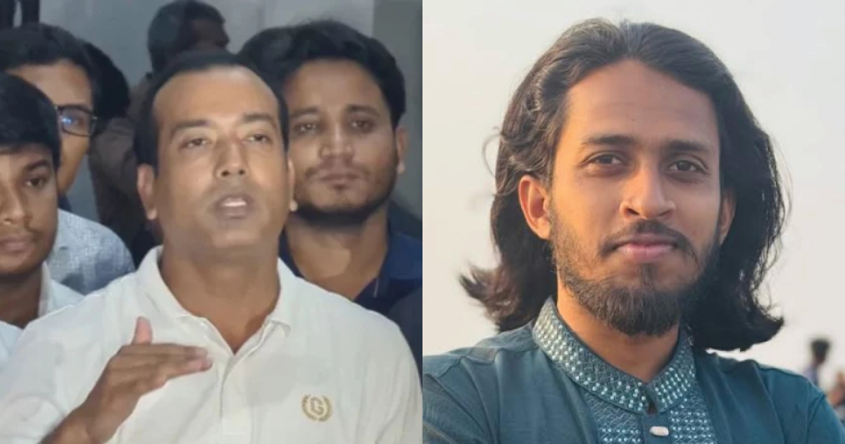 সালাউদ্দিন আম্মারকে সতর্ক করলেন ছাত্রদল সভাপতি রাকিবুল ইসলাম রাকিব